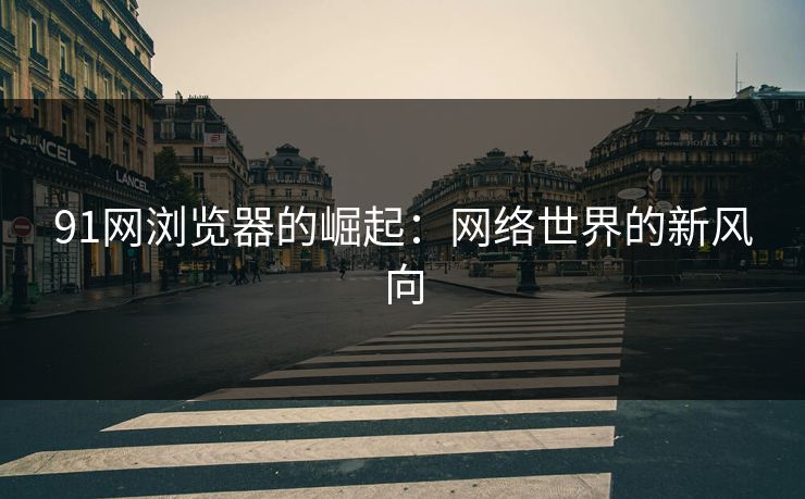 91网浏览器的崛起:网络世界的新风向 91网浏览器的崛起:网络世界的新风向